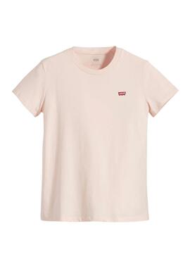 T-Shirt Levis Perfect Tee Rosa para Mulher