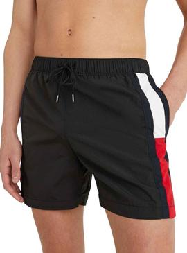 Swimsuit Tommy Hilfiger Draw Preto para Homem