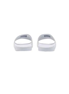 Chinelos Calvin Klein Monograma Branco para Homem