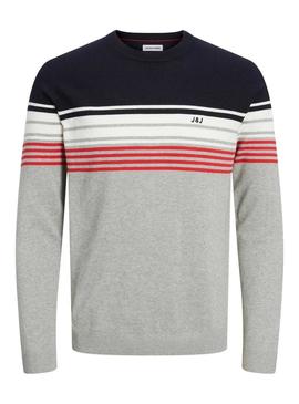 Camisola Jack & Jones Swear Cinza para Homem