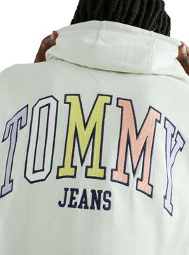 Sweat Tommy Jeans Ovz College Verde Homem