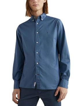 Camisa Tommy Hilfiger Flex Azul para Homem