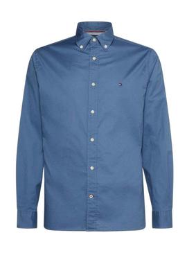 Camisa Tommy Hilfiger Flex Azul para Homem