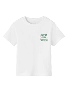 T-Shirt Name It Velix Branco para Menino