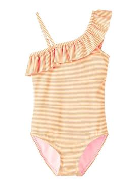 Swimsuit Name It Ziline Laranja para Menina