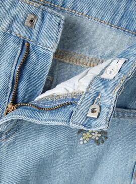 Calças Jeans Name It Shaped Azul para Menina