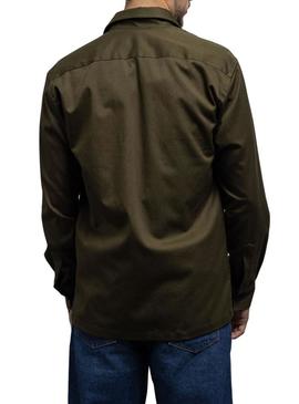 Overshirt Klout Safari Verde para Homem