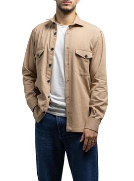 Overshirt Klout Safari Bege para Homem