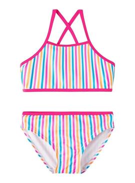 Bikini Name It Bright Listras para Menina