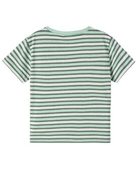 T-Shirt Name It Dik Verde para Menino