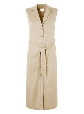 Vestido Pepe Jeans Maggie Bege para Mulher