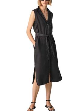 Vestido Pepe Jeans Maggie Preto para Mulher