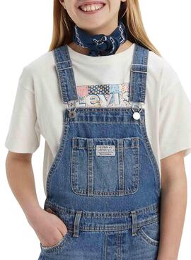 Macacão Levis Keep Azul para Menina