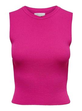 T-Shirt Only Majli Rosa para Mulher