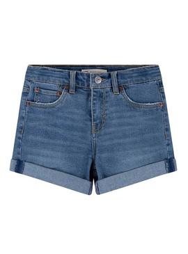 Shorts Levis Namorada Azul para Menina