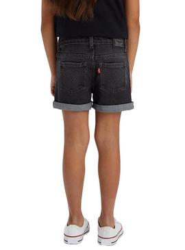 Shorts Levis Girlfriend Preto para Menina