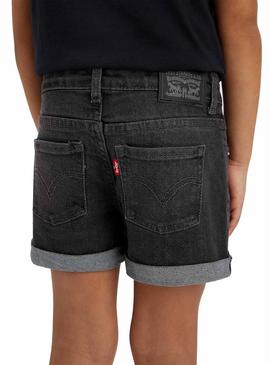 Shorts Levis Girlfriend Preto para Menina