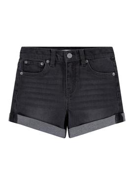 Shorts Levis Girlfriend Preto para Menina