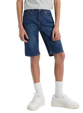 Bermudas Levis Eco Azul Marinho para Menino