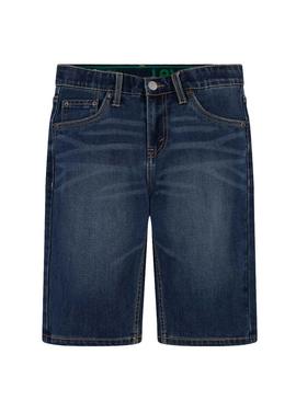 Bermudas Levis Eco Azul Marinho para Menino