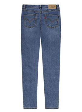 Calças Jeans Levis 710 Super Skinny Azul Menina