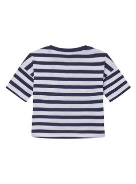 T-Shirt Pepe Jeans Nadine Listras para Menina