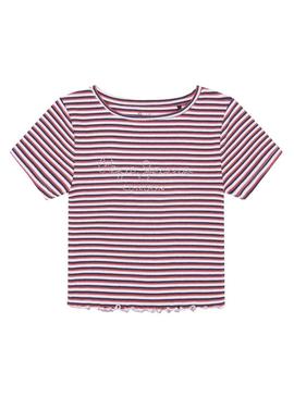 T-Shirt Pepe Jeans Nazaire Listras para Menina