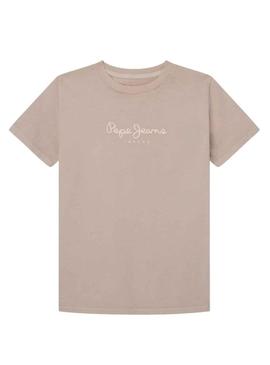 T-Shirt Pepe Jeans Davide Rosa para Menino