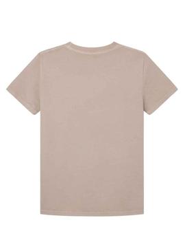 T-Shirt Pepe Jeans Davide Rosa para Menino