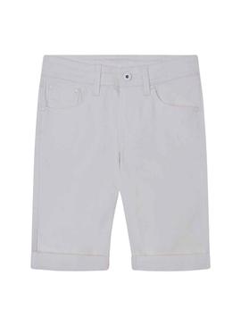 Bermudas Pepe Jeans Becket Branco para Menino