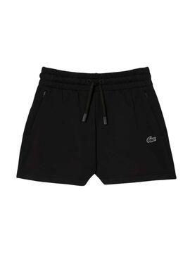 Shorts Lacoste Style Preto para Mulher