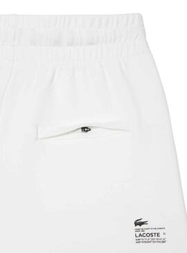 Shorts Lacoste Style Branco para Mulher