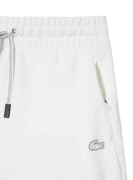 Shorts Lacoste Style Branco para Mulher