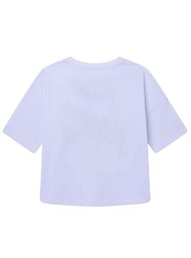 T-Shirt Pepe Jeans Gaetane Branco para Menina