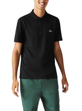 Polo Lacoste Bord Preto para Homem