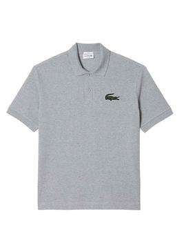Polo Lacoste Loose Cinza para Homem e Mulher
