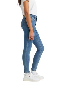 Calças Jeans Levis 721 High Rise Azul Mulher