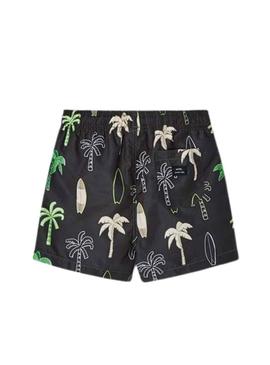 Swimsuit Mayoral Printed Palmeiras Preto Menino