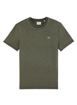 T-Shirt Klout Basic Dyed Verde Algodão Orgânico