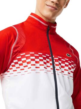 Treino Lacoste Daniil Medvedev Vermelho para Homem