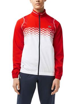 Treino Lacoste Daniil Medvedev Vermelho para Homem