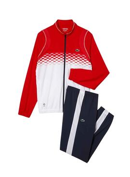Treino Lacoste Daniil Medvedev Vermelho para Homem