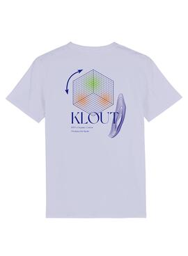 T-Shirt Klout Aesthetic Lila para Mulher e Homem