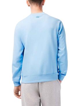 Sweat Lacoste Netflix Bridgerton Azul Claro