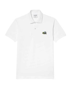 Polo Lacoste Netflix Bridgerton Branco para Homem