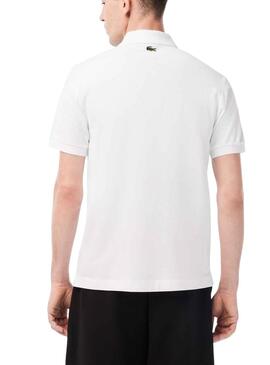 Polo Lacoste Netflix Lupin Branco para Homem