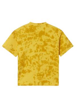 T-Shirt Mayoral Tie Dye Amarelo para Menino