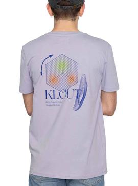 T-Shirt Klout Aesthetic Lila para Mulher e Homem