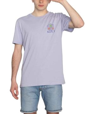 T-Shirt Klout Aesthetic Lila para Mulher e Homem