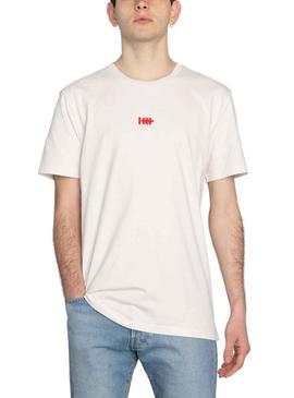 T-Shirt Klout Tornado Branco Vintage e Vermelho